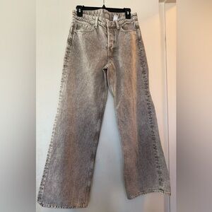 Wide leg baggy jeans